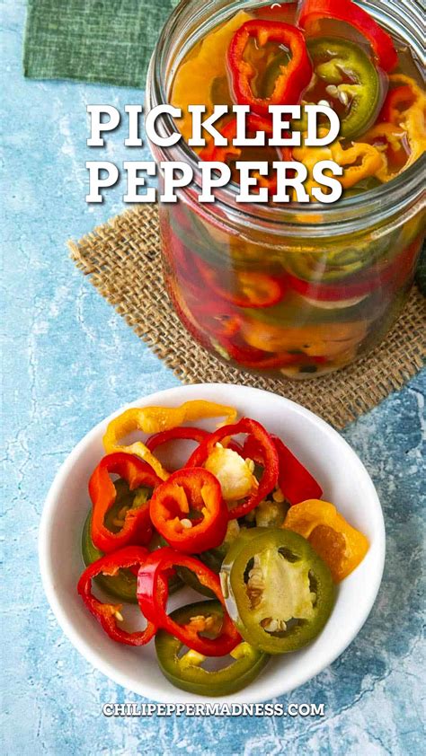 Homemade Pickled Peppers | Stuffed peppers, Pickles, Pickling recipes