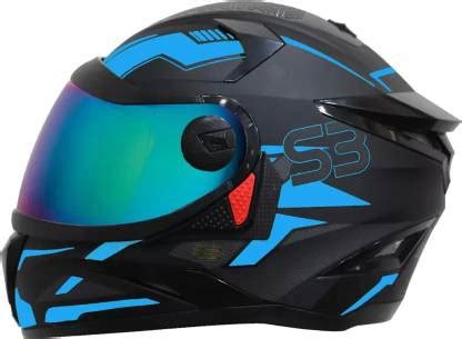 Steelbird SBH-17 Terminator Full Face Graphic Helmet Motorbike Helmet ...
