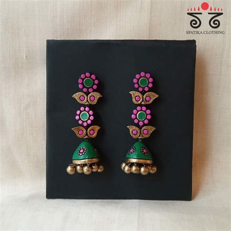 The Phool Jhumka - Terracotta
