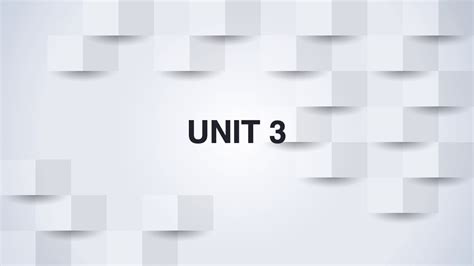 Unit 1