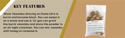 Buy BSD Organics Vasambu/Vacha/Acrous Calamus/Sweet Flag - 400 gm ...