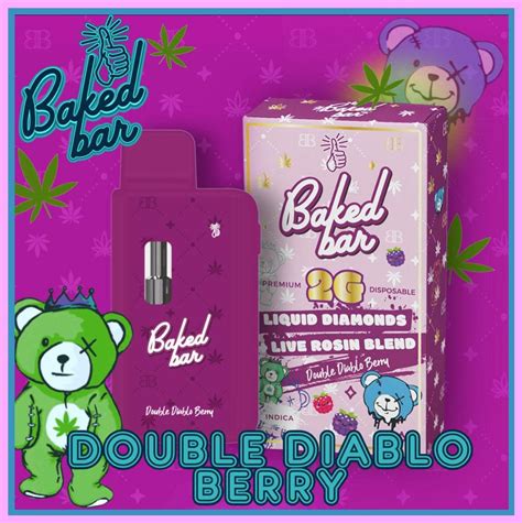 Double Diablo Berry baked bar - Baked Bar