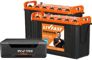 Livfast 54 Months Warranty Tubular Inverter Battery Price in India ...