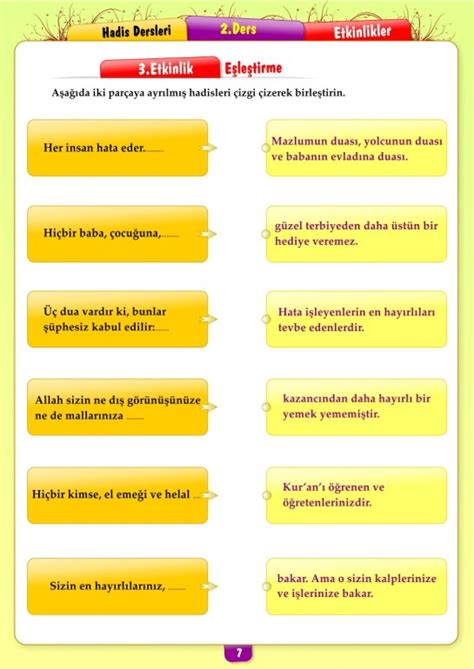 Hadis Ezber Etkinlikleri - Aile ve Eğitim - Muhabbet Fedâileri