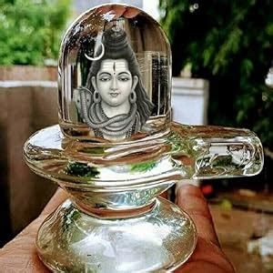 Buy Denique shivling,Pure Crystal Shivling Lingam for Home Pooja ...