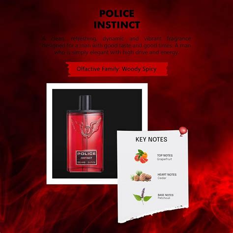 Police Instinct Eau De Toilette For Men 100 ML– Perfumes by Janta Shoppe