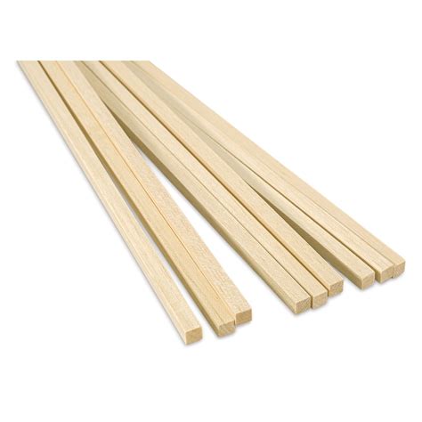 Bud Nosen Balsa Wood Sheets - 1/2" x 1/2" x 36", Pkg of 9 | Michaels
