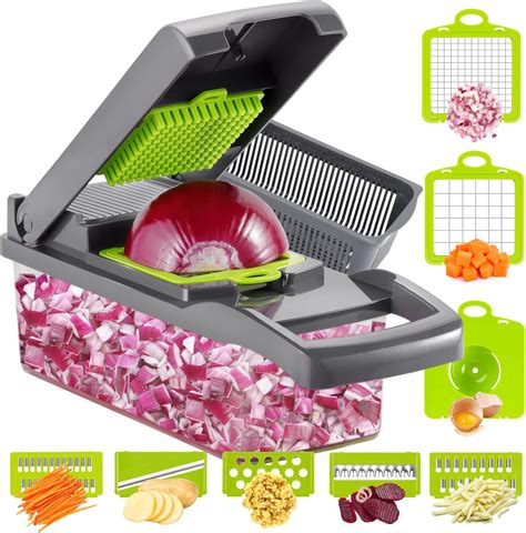 Amazon.com: INNOVATIVE VEGETABLE PLUS Vegetable Chopper - Spiralizer ...