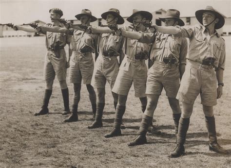 Australian soldiers doing shooting practice during World War II ...