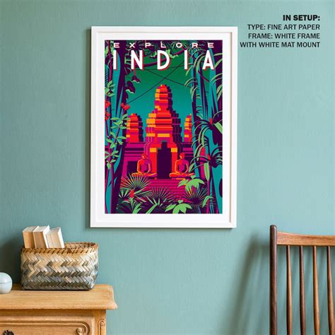 Buy India Explore Travel Poster Art & Prints Online India at Best Price ...