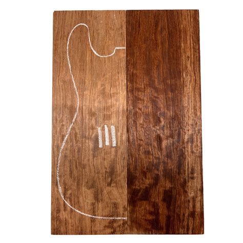 Bubinga Bookmatched Guitar Drop Tops 21" x 7-3/4" x 5/8" #10 | Exotic ...