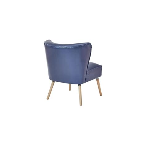 Buy OSP Home Furnishings Amity Mid-Century Modern Wooden Leg Side Chair ...