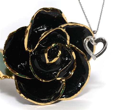 Gold and Platinum Dipped Roses | Steven Singer Jewelers
