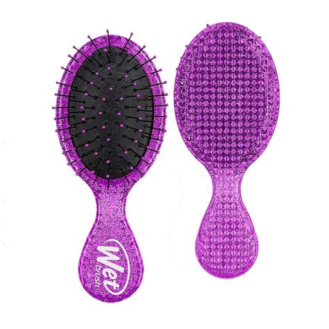Buy Wet Brush Rock N Roll Mini Detangler (Purple Glitter) with Soft ...