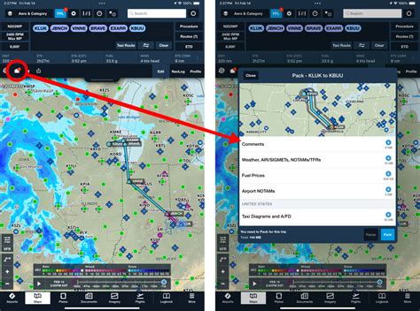 Using ForeFlight 的图像结果