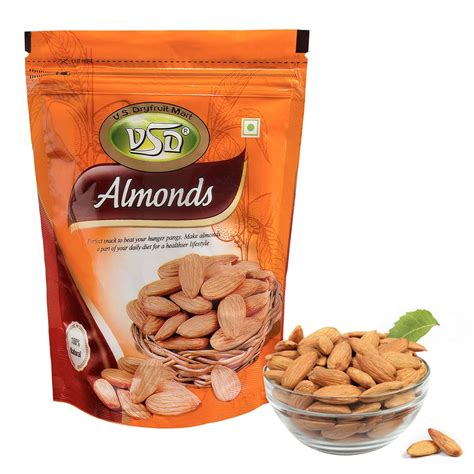 VSD Premium 100% Natural Almond (Badam) California Selected | Badam Dry ...