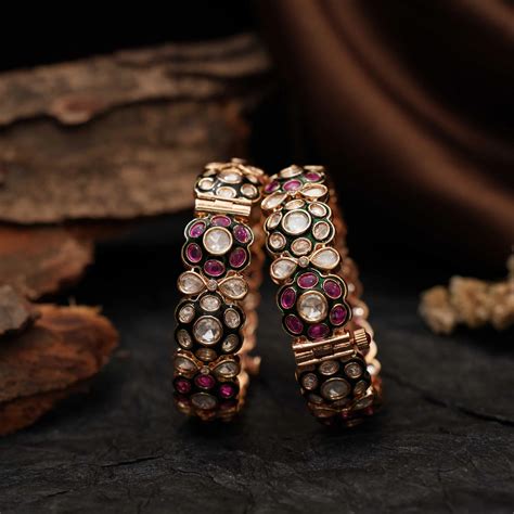 Kundan Bangles | Polki Bangles | Trendy Design | Shop Now