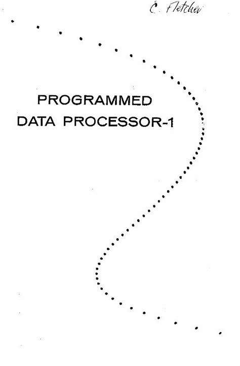 Programmed Data Processor 的图像结果