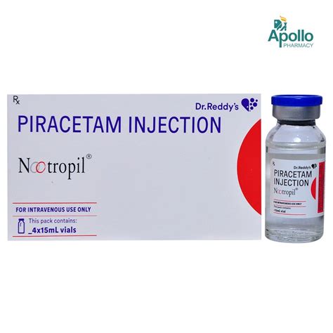 Nootropil Injection | Uses, Side Effects, Price | Apollo Pharmacy
