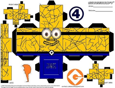 Minions para recortar y armar: 7 plantillas para imprimir de los ...