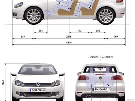 2012 VW Golf Cabriolet Dimensions - | Caricos