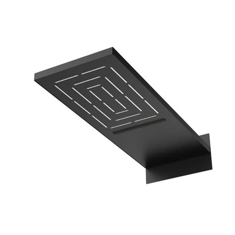 MAZE 2 INLET W/CONC.INST KIT 22 X8 - JAQUAR FAUCETS - ( BLACK MATT - O ...