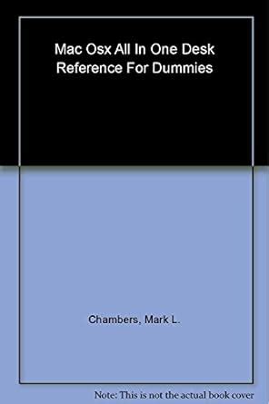 Buy Mac OS "X" All–in–One Desk Reference For Dummies Book Online at Low ...
