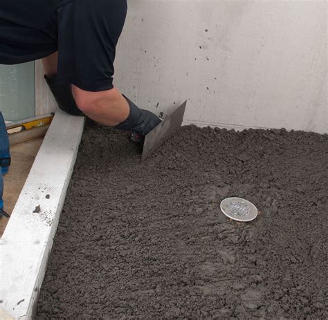 Shower Floor Mud Bed Installation | Viewfloor.co