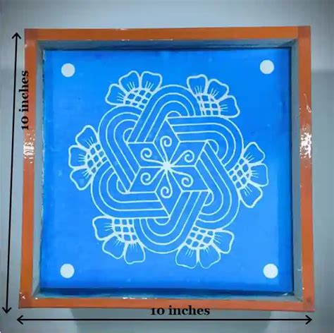 Rangoli Stencil|Kolam Stencil|Wooden