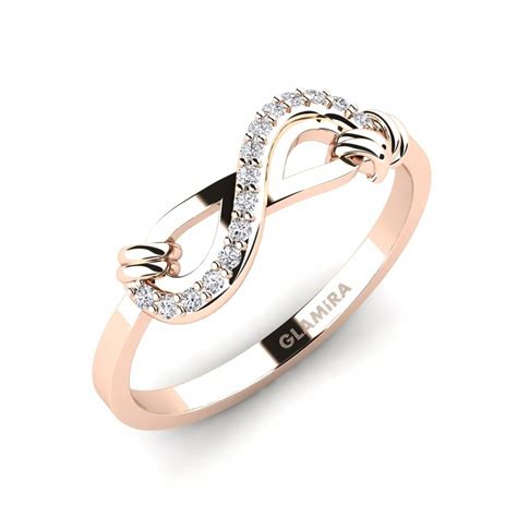 Order GLAMIRA Ring Kohtuda in Round cut 0.09 Carat 18ct Rose Gold ...