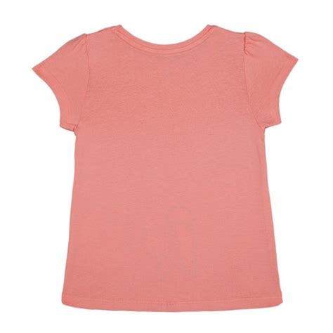 Buy Girls Half sleeve Round neck tee-Printed Pink Online at Best Price ...