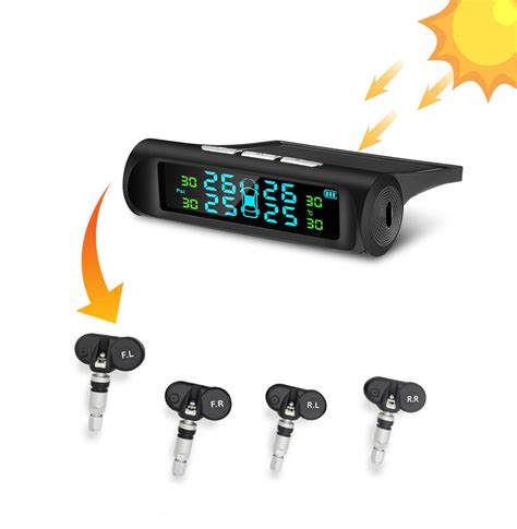 Skyshop® C240 Pro Internal USB/Solar TPMS (Car Tyre Pressure Monitoring ...