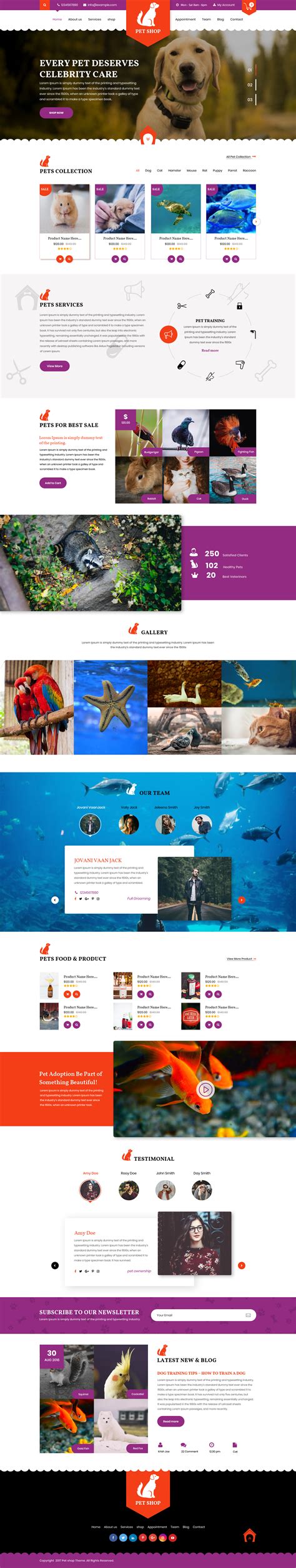 Animal Rescue WordPress Theme For Animal Rescue Services.