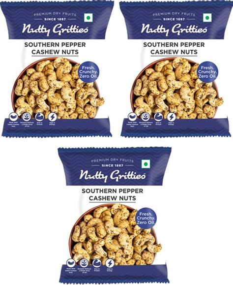 Nutty Gritties Southern Pepper Cashew Nuts - Cashews Price in India ...