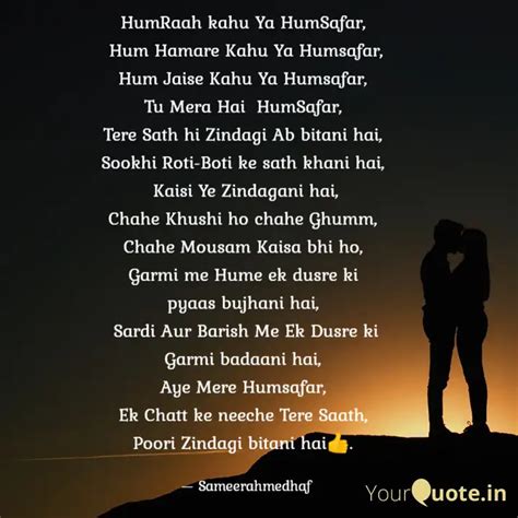 HumRaah kahu Ya HumSafar,... | Quotes & Writings by Sameerahmedhaf ...