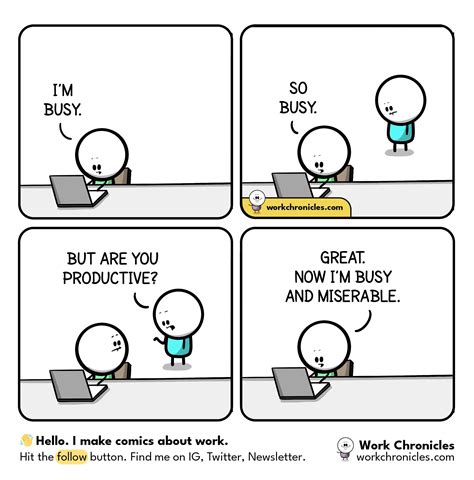 (comic) I'm busy - Work Chronicles