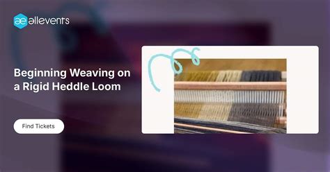 Beginning Weaving on a Rigid Heddle Loom , MI Craft House, Howell, 16 ...