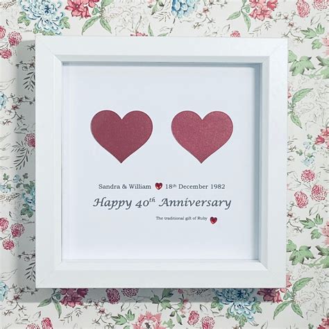 What Is The 40th Anniversary Traditional Gift