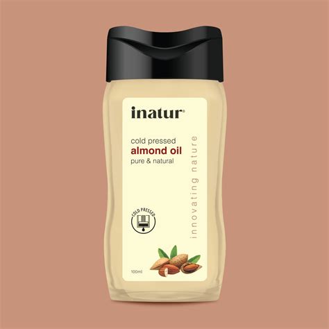 Almond Cold Pressed Oil - Inatur