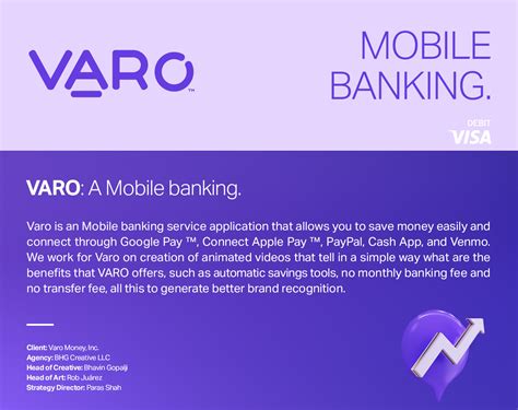 VARO: Mobile Banking on Behance
