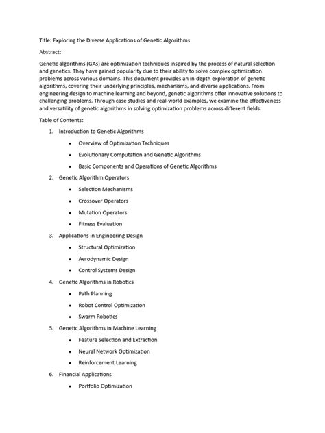 Image result for Applications of Genetic Algorithm Using Maths