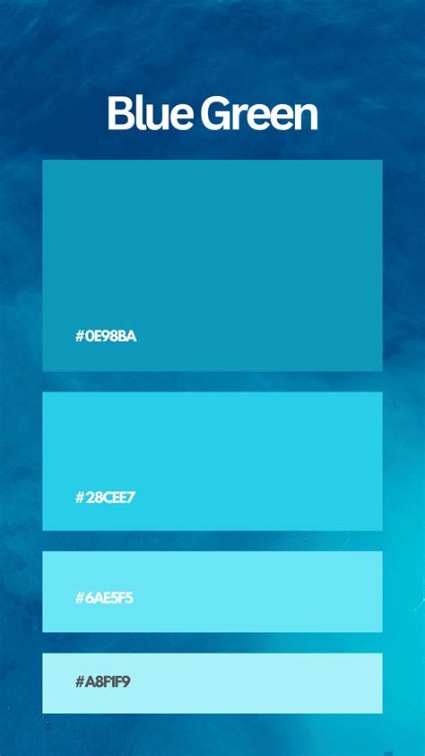 Blue Green (#0e98ba): Color Codes & Palettes