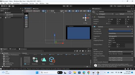 Image result for Unity Camera Blue Screen