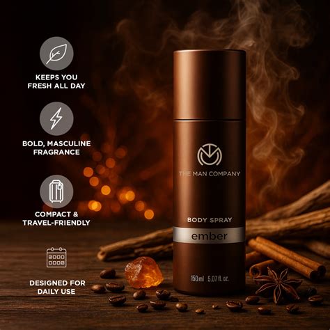Body Spray - Ember | The Man Company