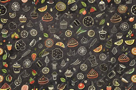 Premium Photo | Food background pattern and texture Healthy eating line ...