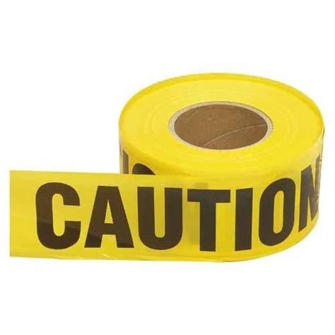 Tool Zone 1 roll of Barricade Tape. Yellow and Black Caution Tape 3 ...