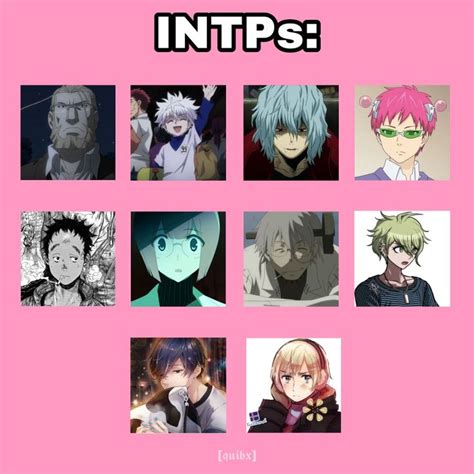 「𝑰𝑵𝑻𝑷 𝑷𝒆𝒓𝒔𝒐𝒏𝒂𝒍𝒊𝒕𝒚 𝒊𝒏 𝑨𝒏𝒊𝒎𝒆」 | Intp personality, Intp, Mbti personality