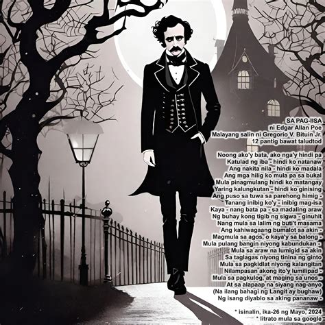 Salin ng mga Tula ni Edgar Allan Poe