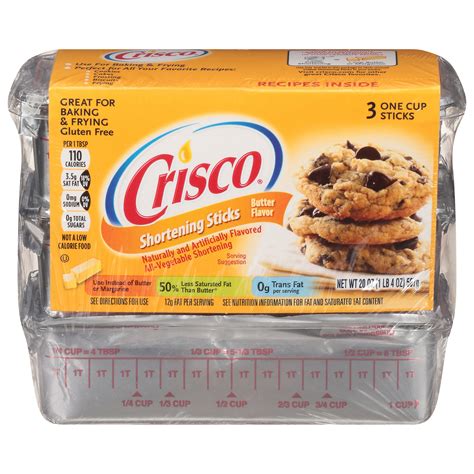 Crisco Shortening Sticks