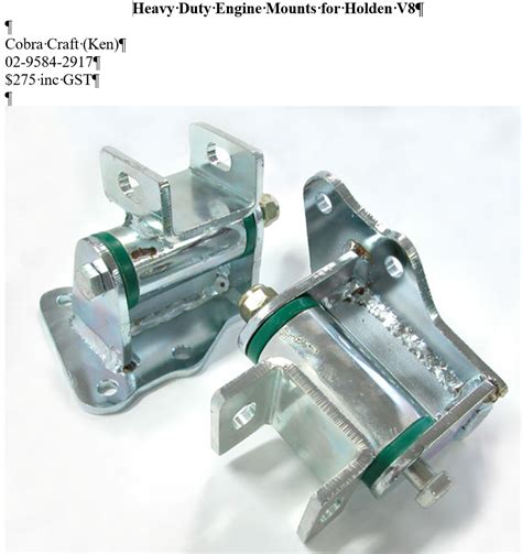 Image result for Commodore vs Engine Mount Replacement